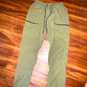 Green cargo pants